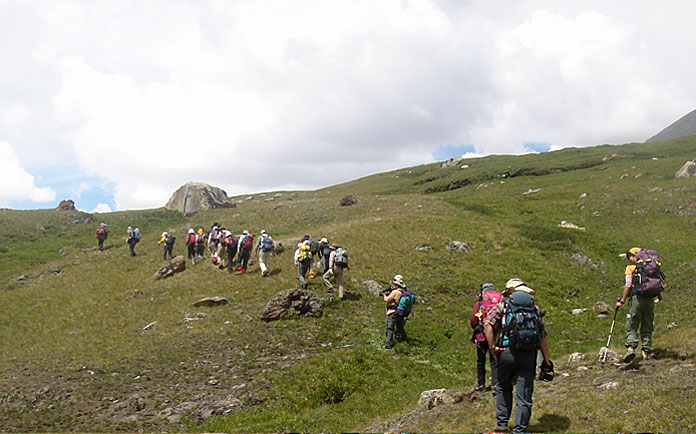 altai hiking group tour