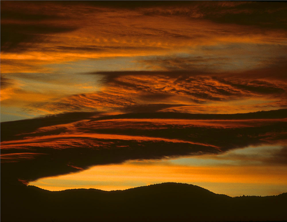 sierra wave sunset