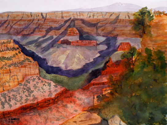 grand canyon painting