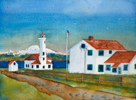 pt wilson lighthouse painting
