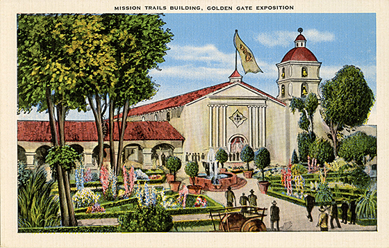 religions pavilion postcard image
