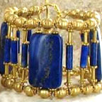 Bracelets Vermeil Turquoise Lapis Carnelian