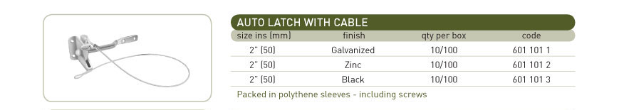 standard gate return latch