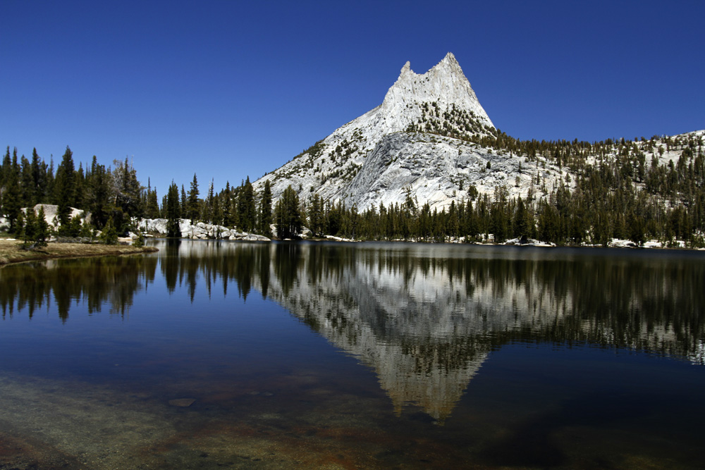 cathedral peak mountain scenes