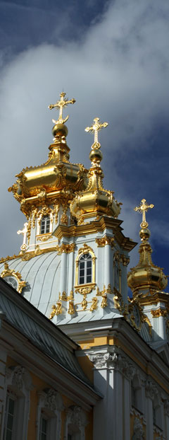 golden domes city photograph