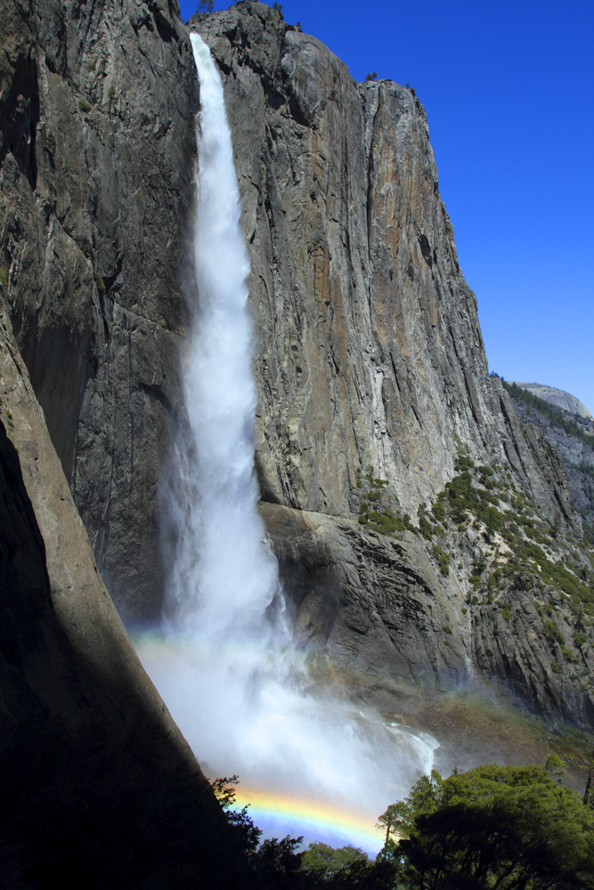 yosemite falls rainbow
