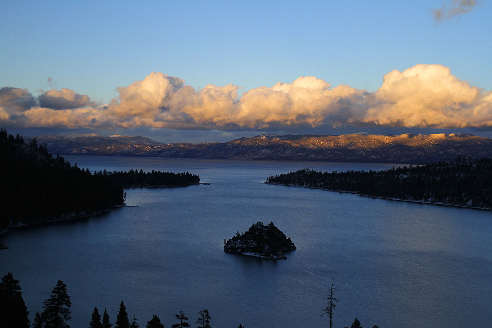 emerald bay sunset photo