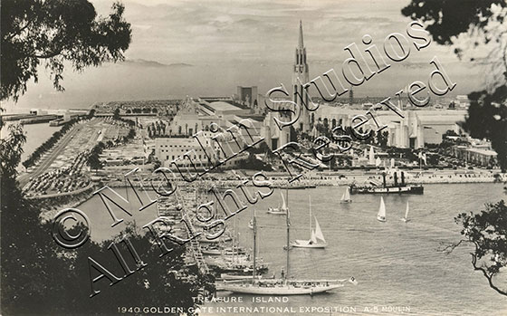  treasure island postcard